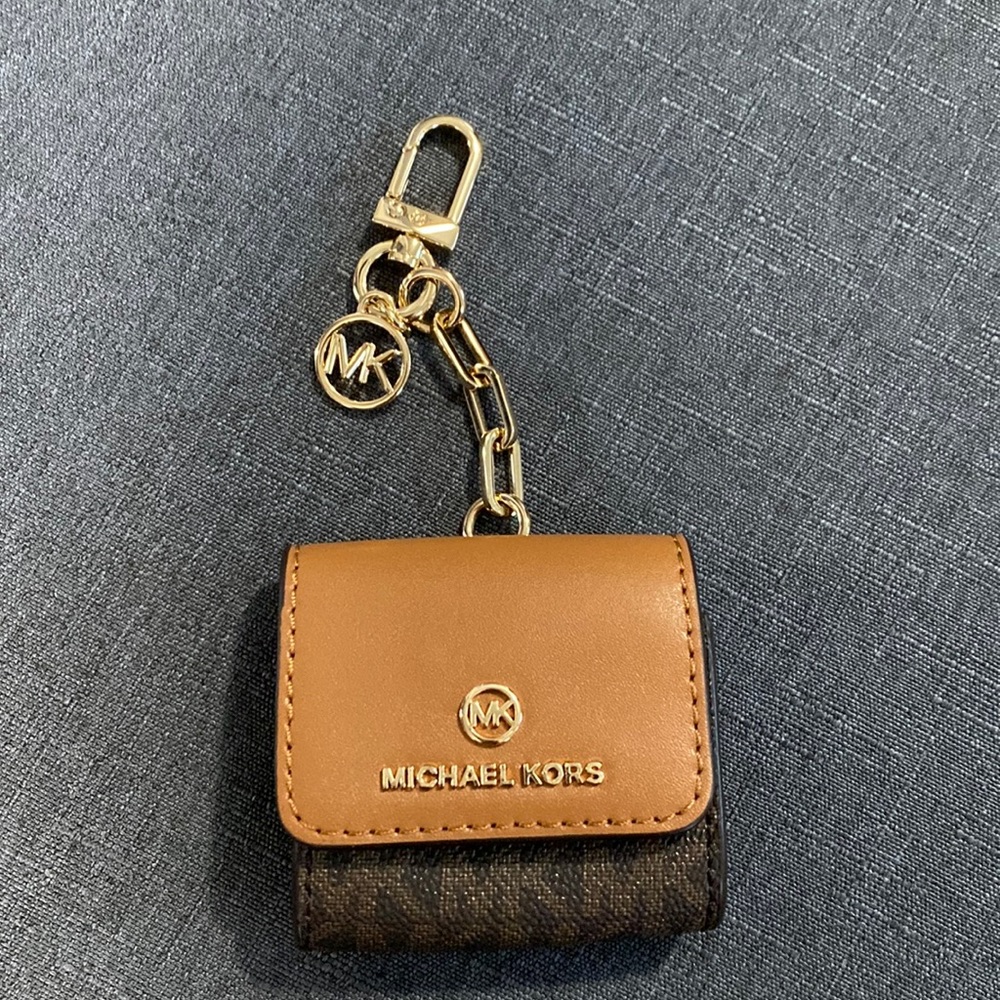 Michael Kors Logo clip case for Apple Airpods